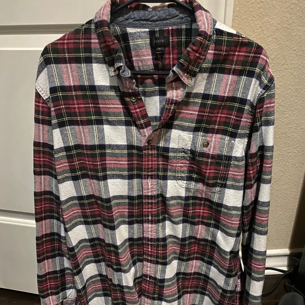 J Crew plaid button down